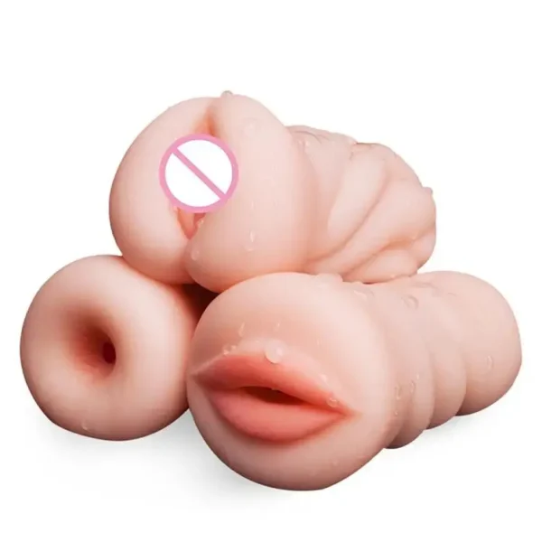 Male Masturbator Pocket Pussy Sex Toys Artificial Vagina Anus Mouth for Men Masturbating